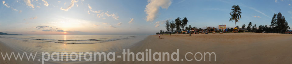 360° panorama Bang Niang Beach Khao Lak