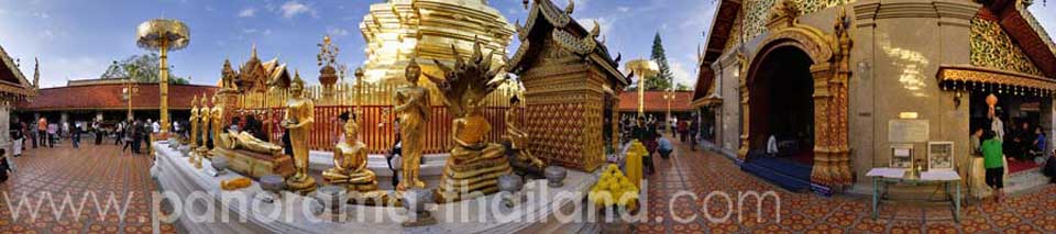 360° panorama Wat Doi Suthep Chiang Mai